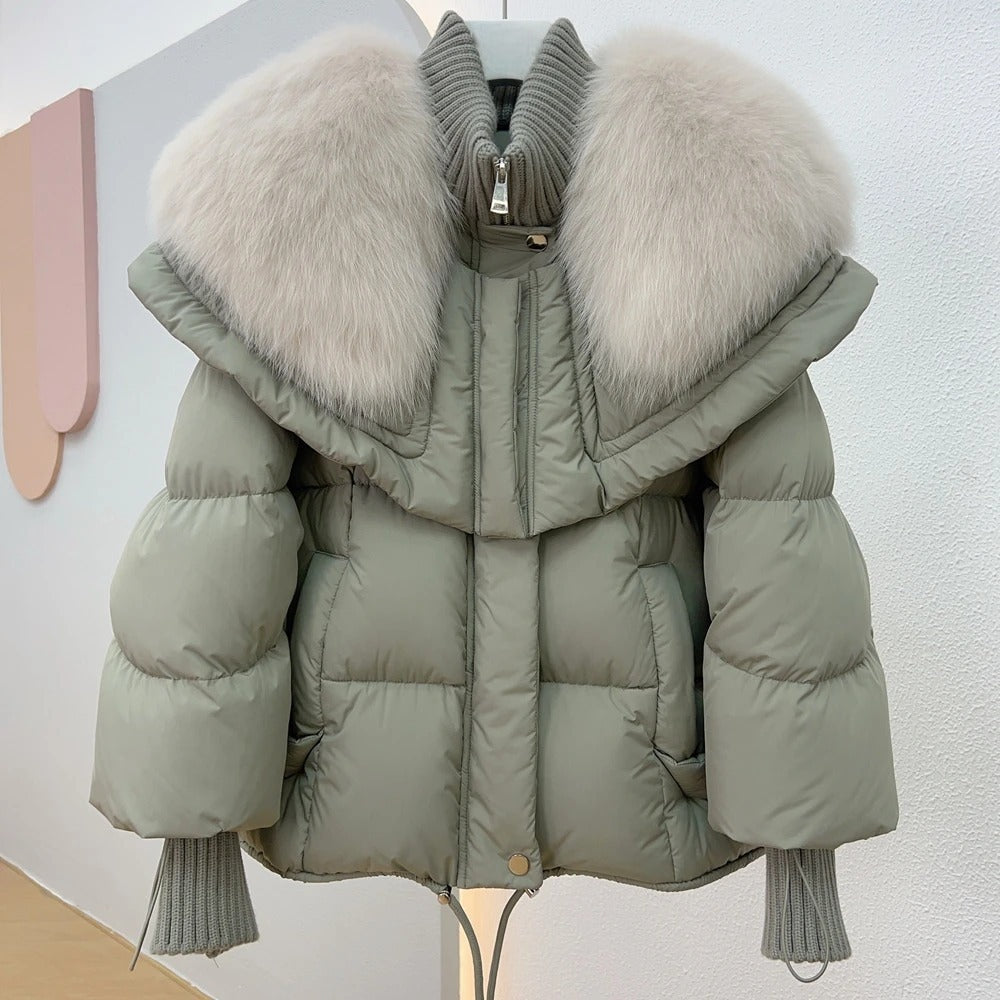 Carley Chique en Relaxed winterjas