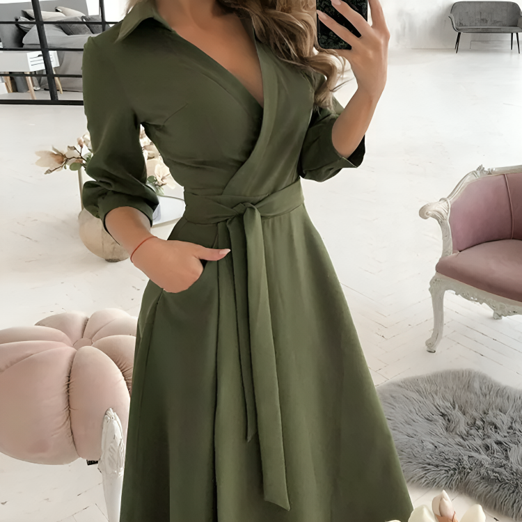 Dionna | Klassieke en elegante winterjurk