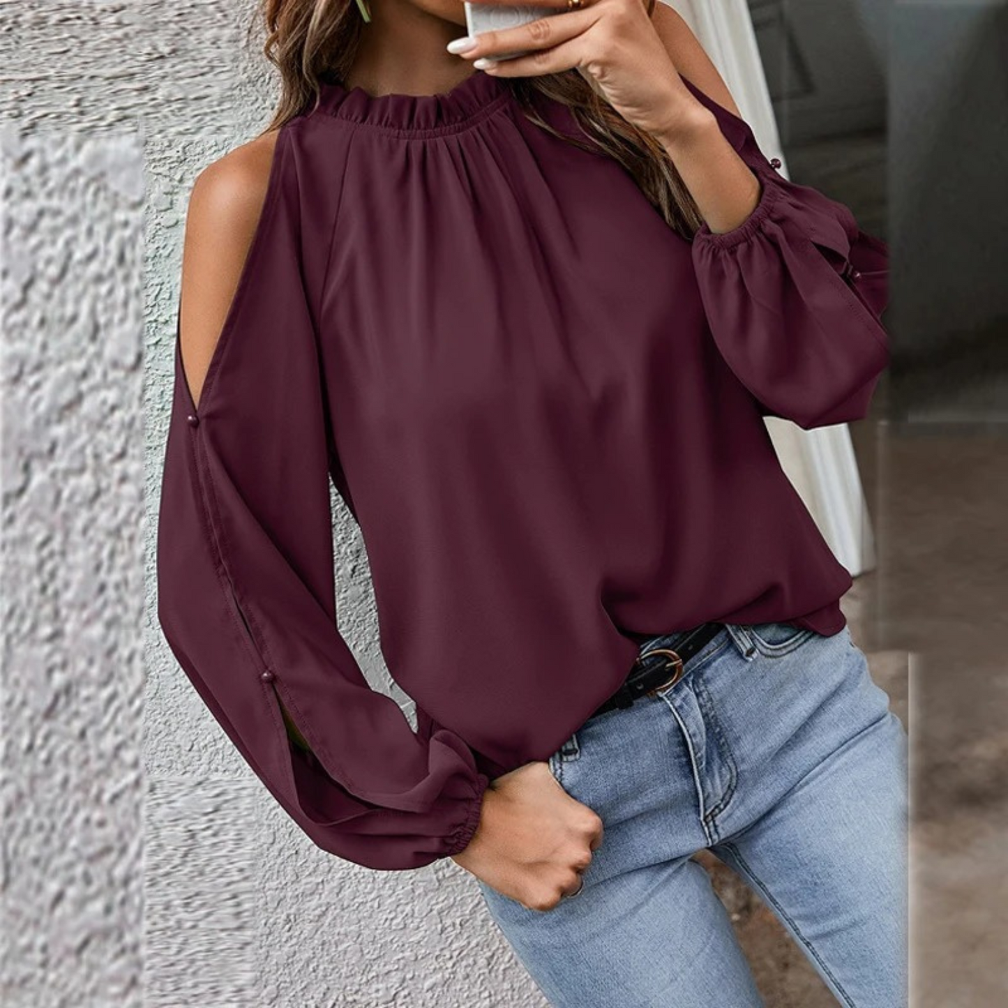 Arabella | Comfortabele en stijlvolle winterblouse