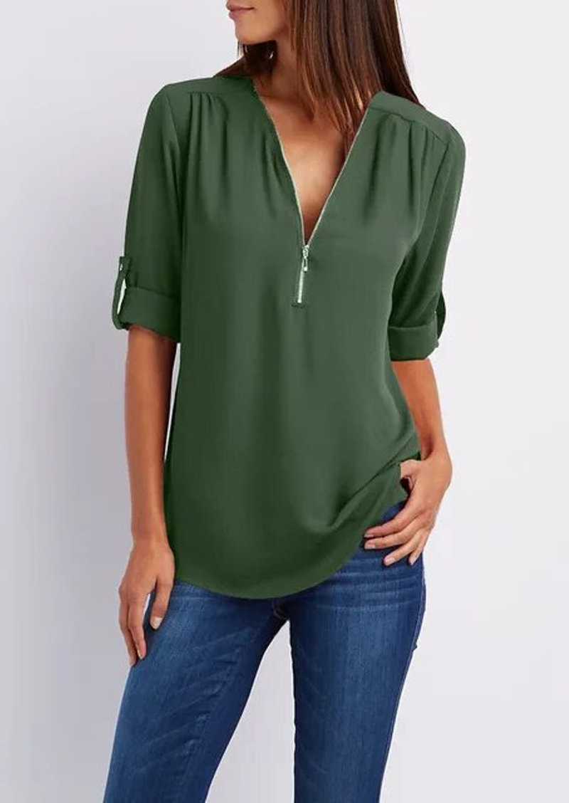 Alfonsina | Klassieke en elegante winterblouse