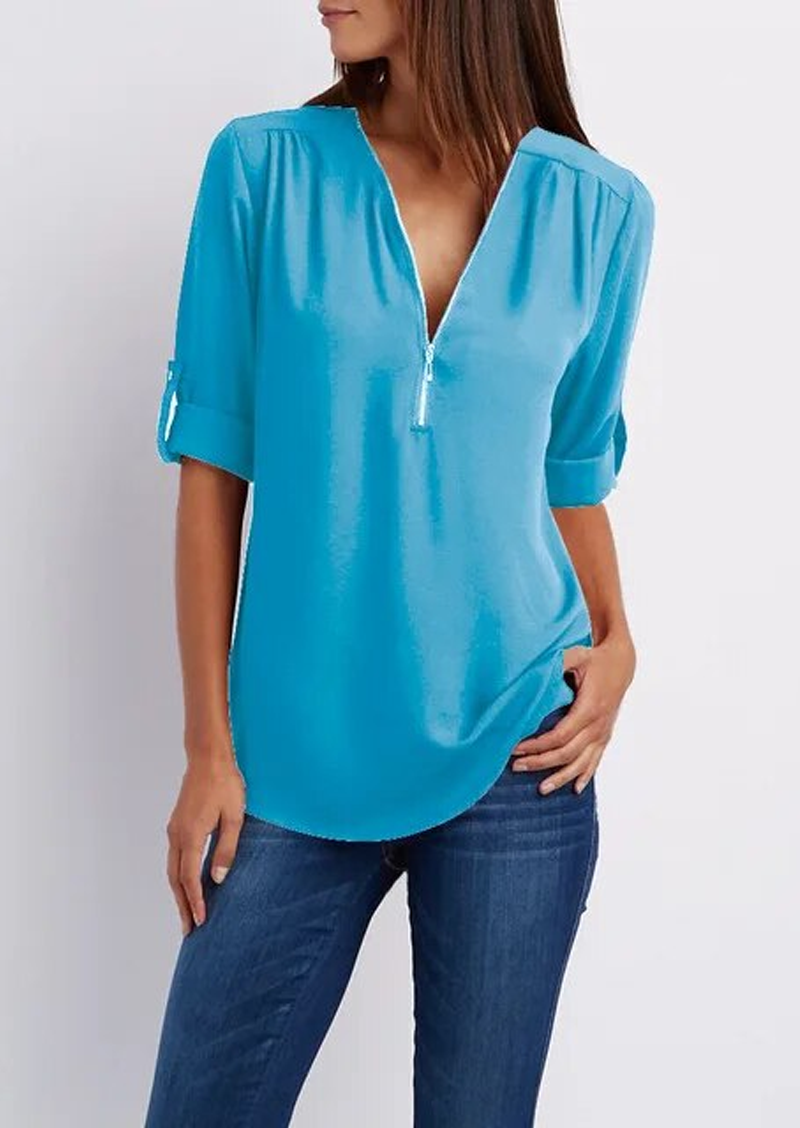 Alfonsina | Klassieke en elegante winterblouse