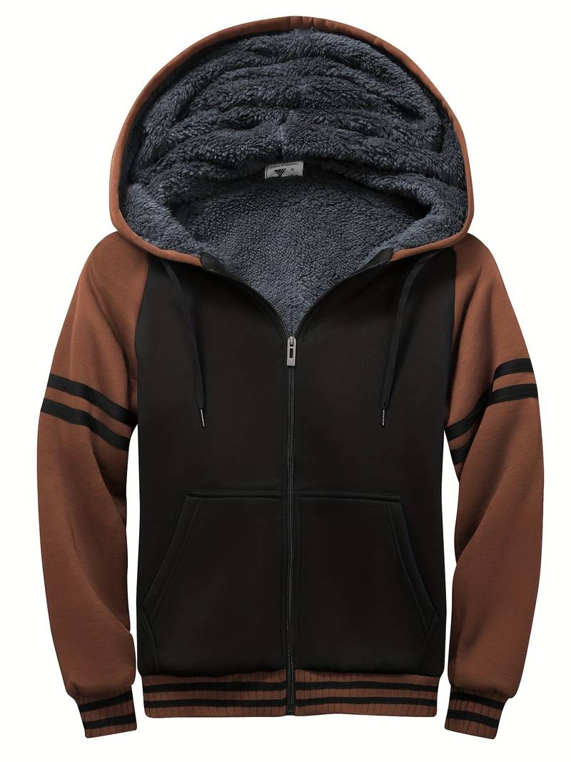 Eenvoudige en stijlvolle winterhoodie