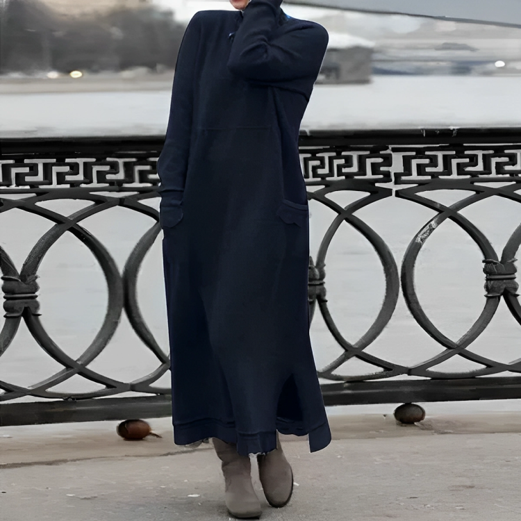 Frances Moderne en modieuze winterjurk