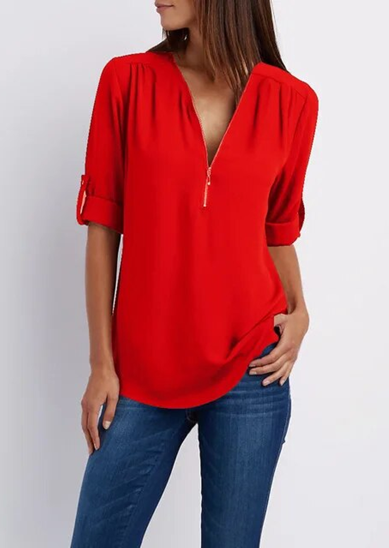 Alfonsina | Klassieke en elegante winterblouse