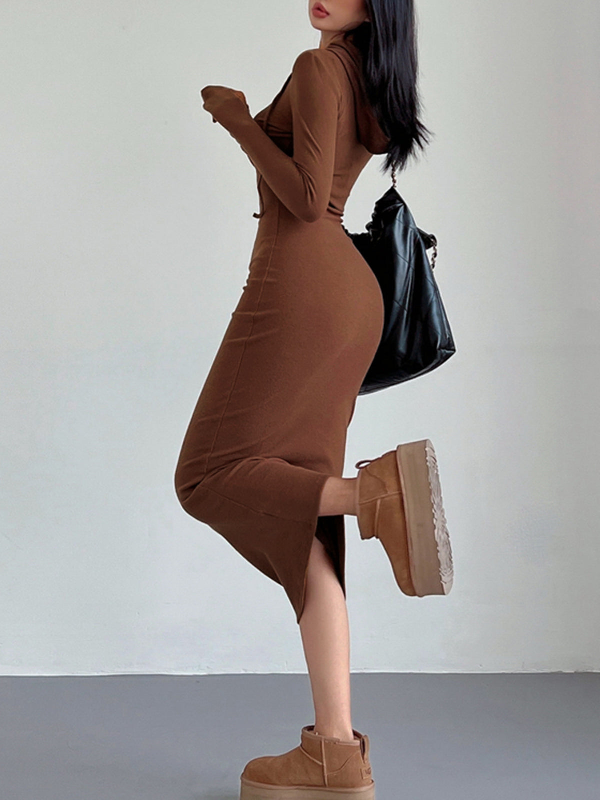 Myria | Comfortabele en stijlvolle winterjurk