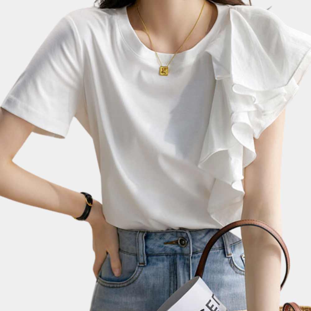 Lilibet | Modieuze en minimalistische winterblouse