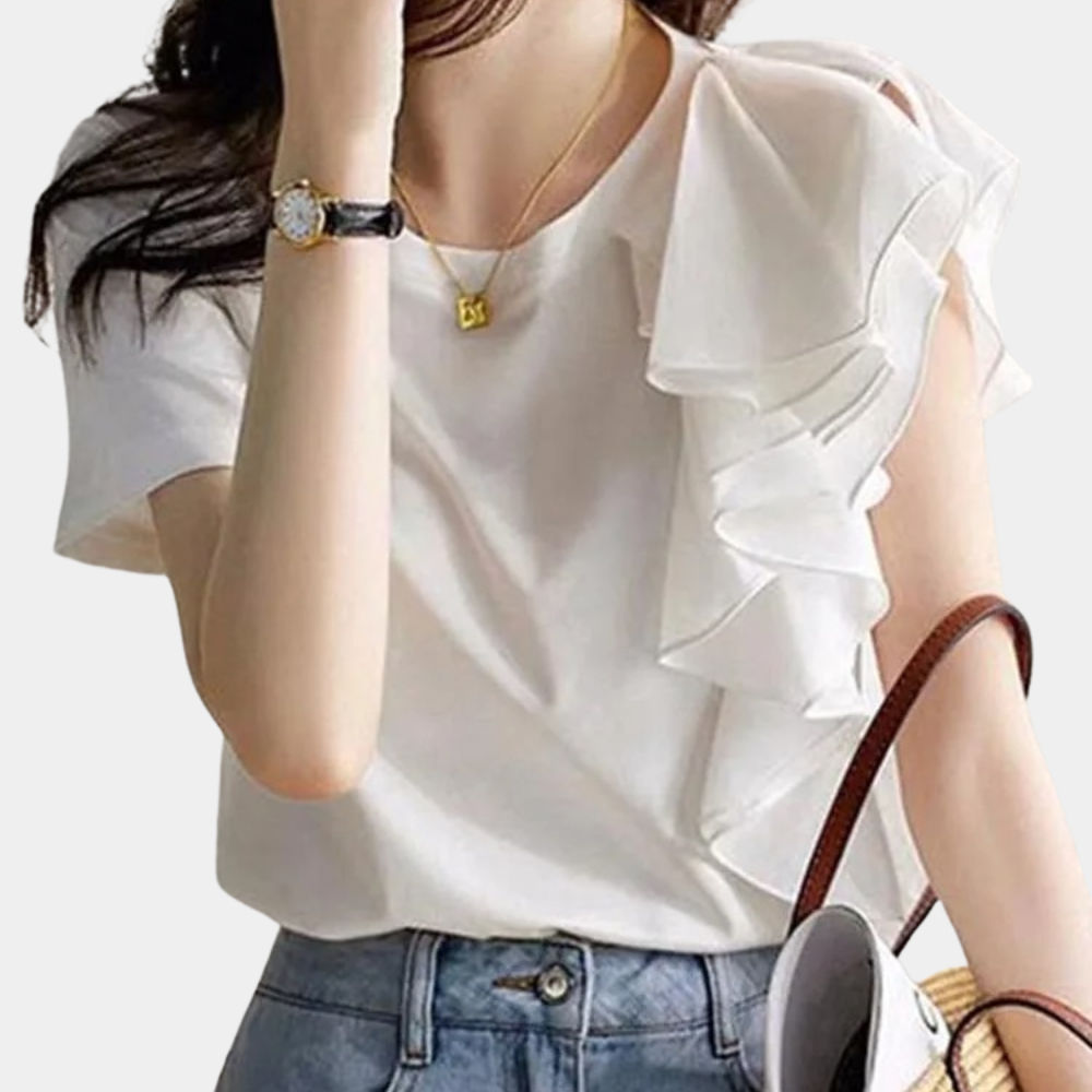 Lilibet | Modieuze en minimalistische winterblouse