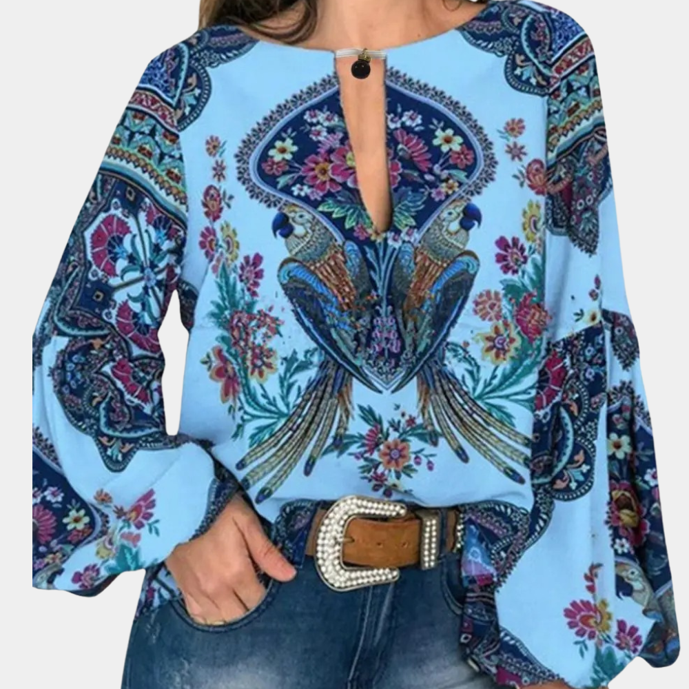 Relaxte en stijlvolle winterblouse