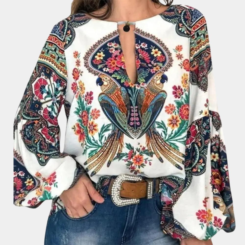 Relaxte en stijlvolle winterblouse