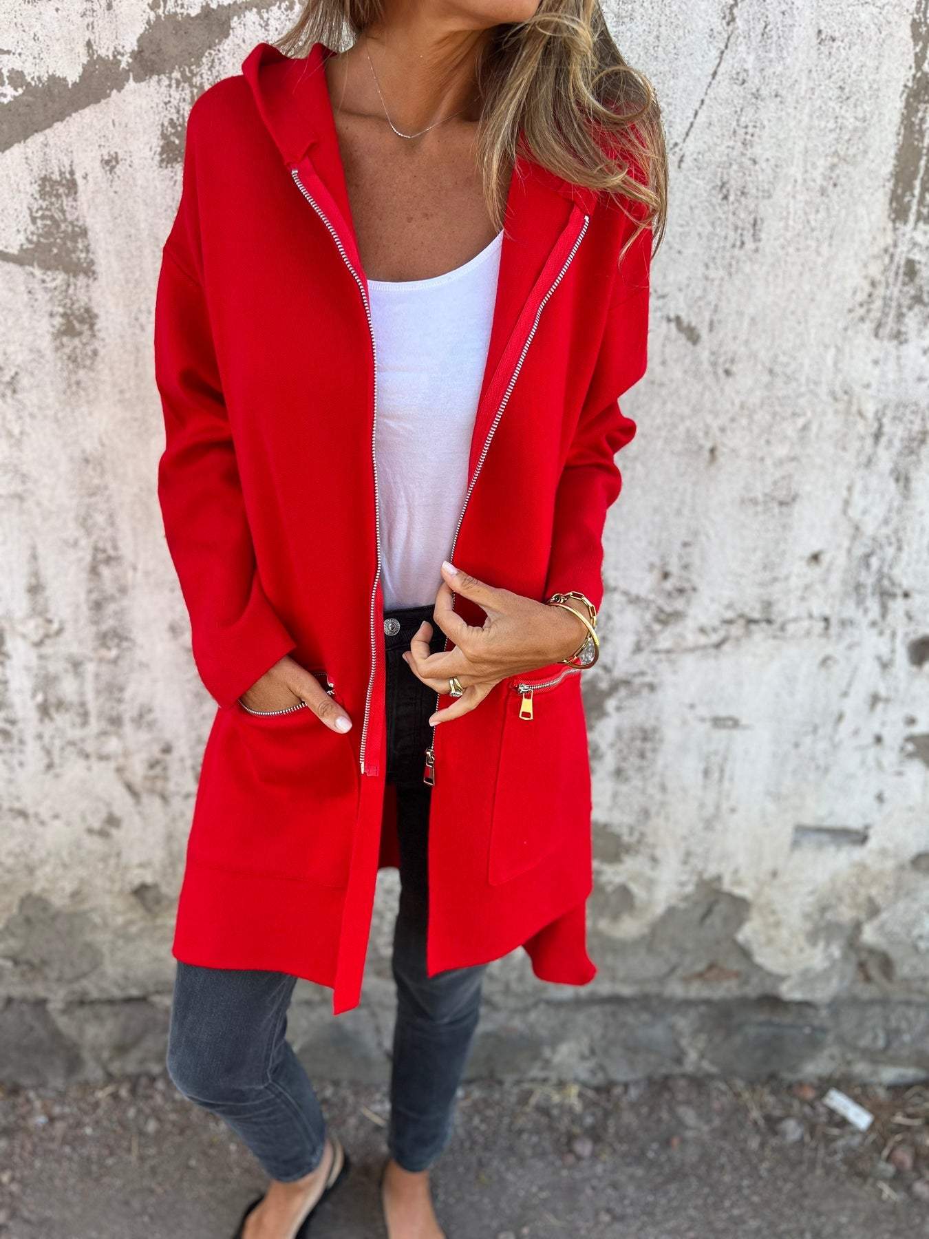 Trendy en elegante winter Hoodie