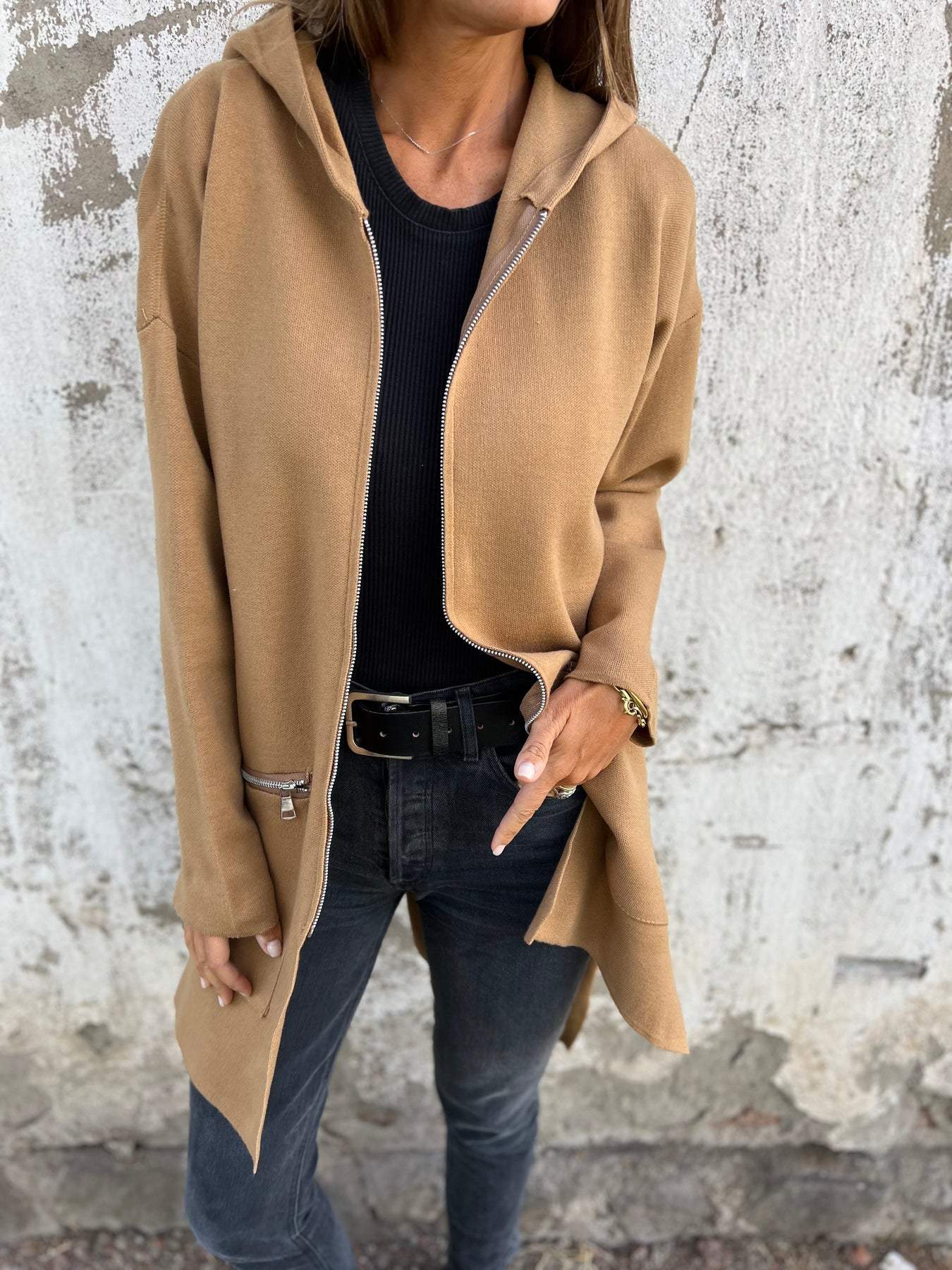 Trendy en elegante winter Hoodie