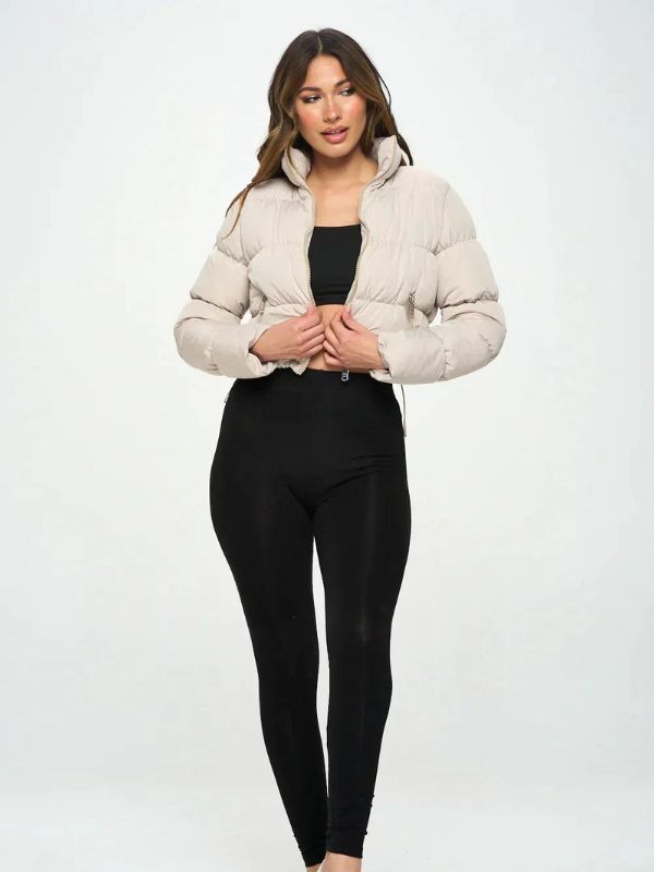 Casual en moeiteloos winterjack van Leah