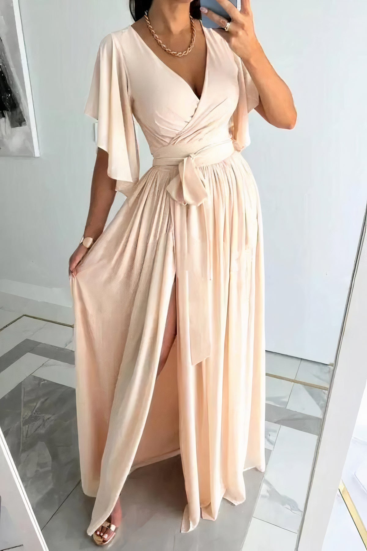Pascale | Tijdloze en elegante winterjurk