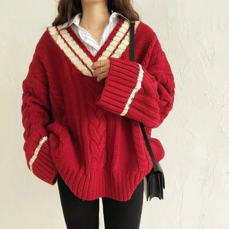 Mina Klassieke en Comfortabele Winter Trui