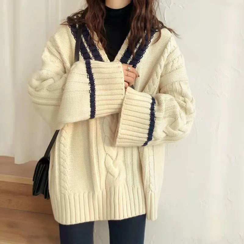 Mina Klassieke en Comfortabele Winter Trui