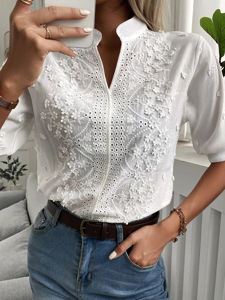 Daryn | Klassieke en elegante winterblouse