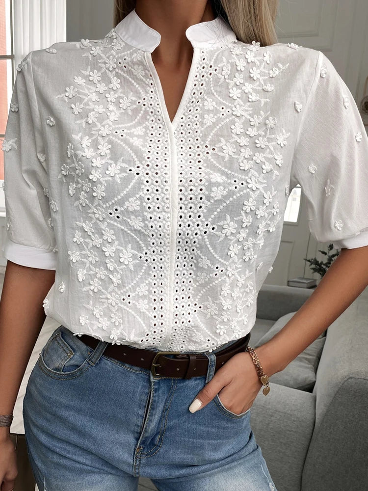 Daryn | Klassieke en elegante winterblouse