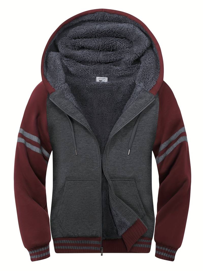 Eenvoudige en stijlvolle winterhoodie