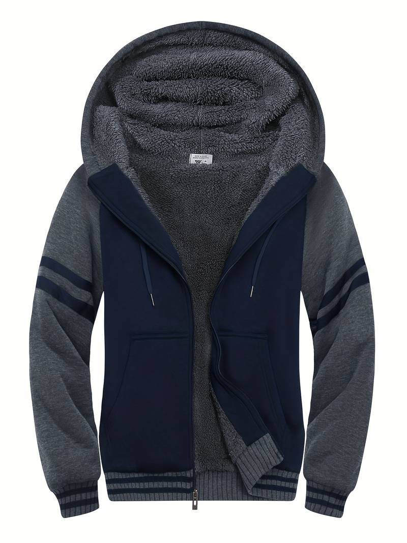 Eenvoudige en stijlvolle winterhoodie