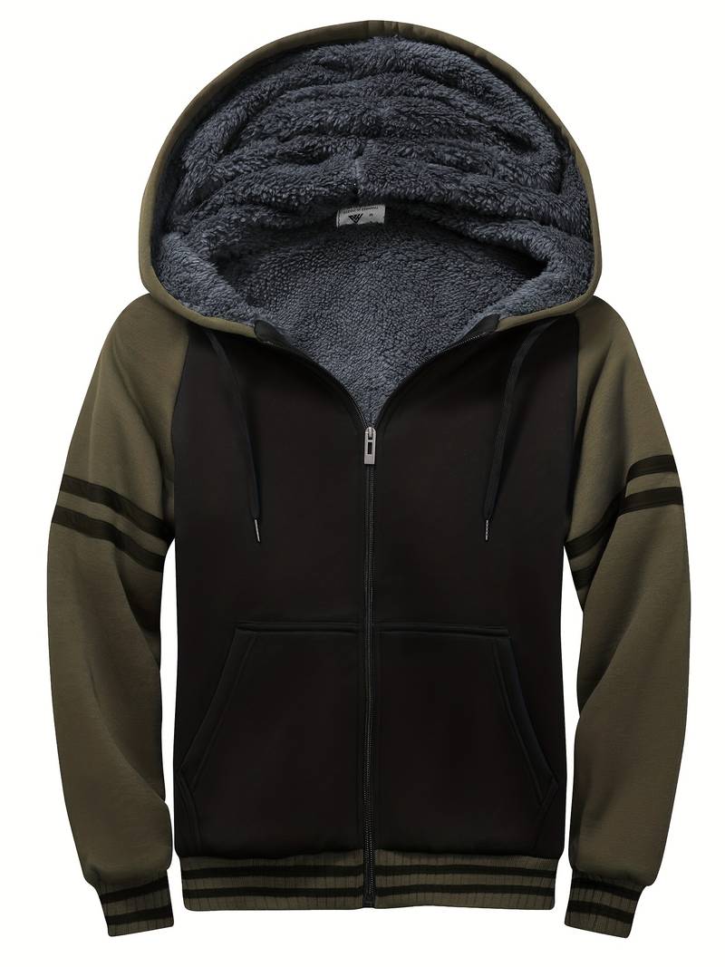 Eenvoudige en stijlvolle winterhoodie