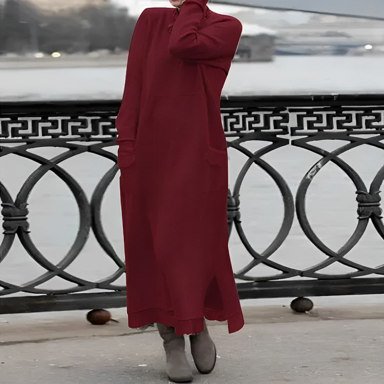 Frances Moderne en modieuze winterjurk