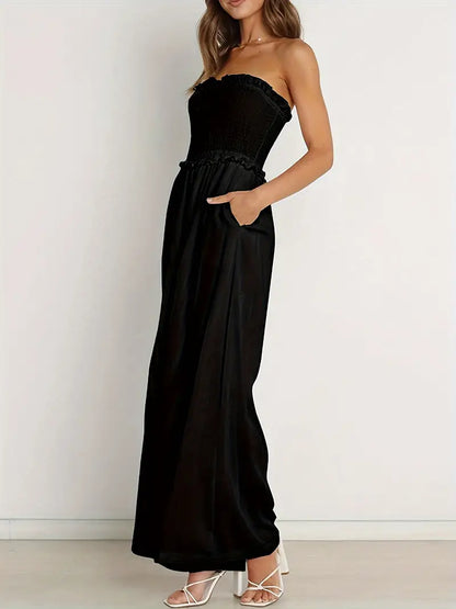Natalie Getailleerde en Elegante Winterjumpsuit