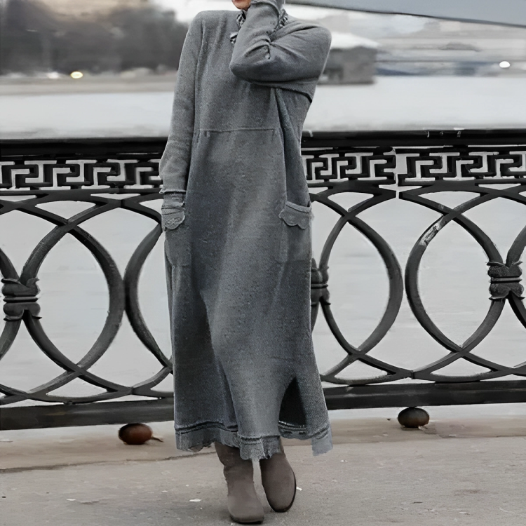 Frances Moderne en modieuze winterjurk
