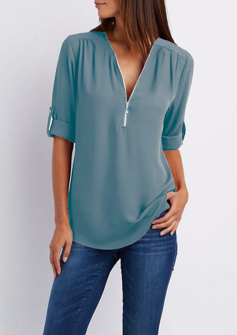 Alfonsina | Klassieke en elegante winterblouse
