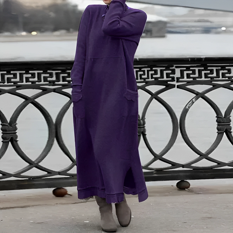 Frances Moderne en modieuze winterjurk