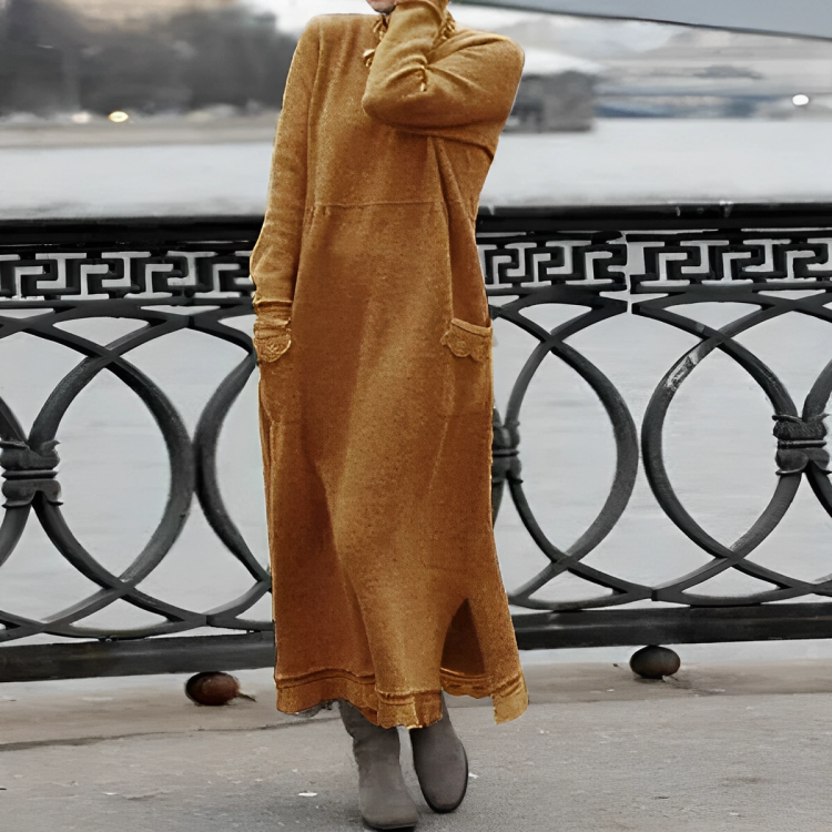 Frances Moderne en modieuze winterjurk