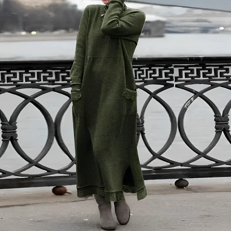 Frances Moderne en modieuze winterjurk