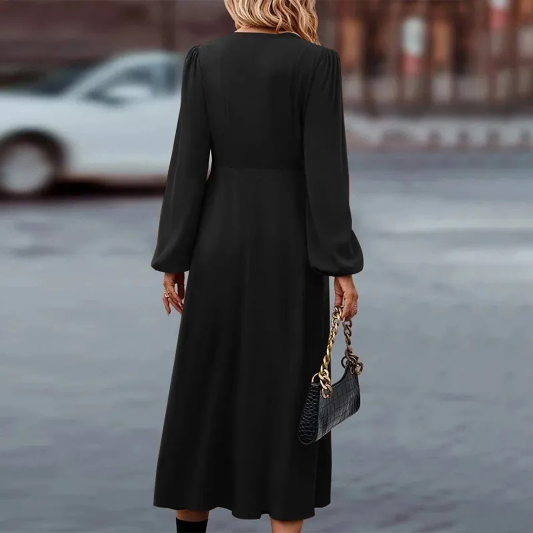 Sanne Klassieke en comfortabele winterjurk