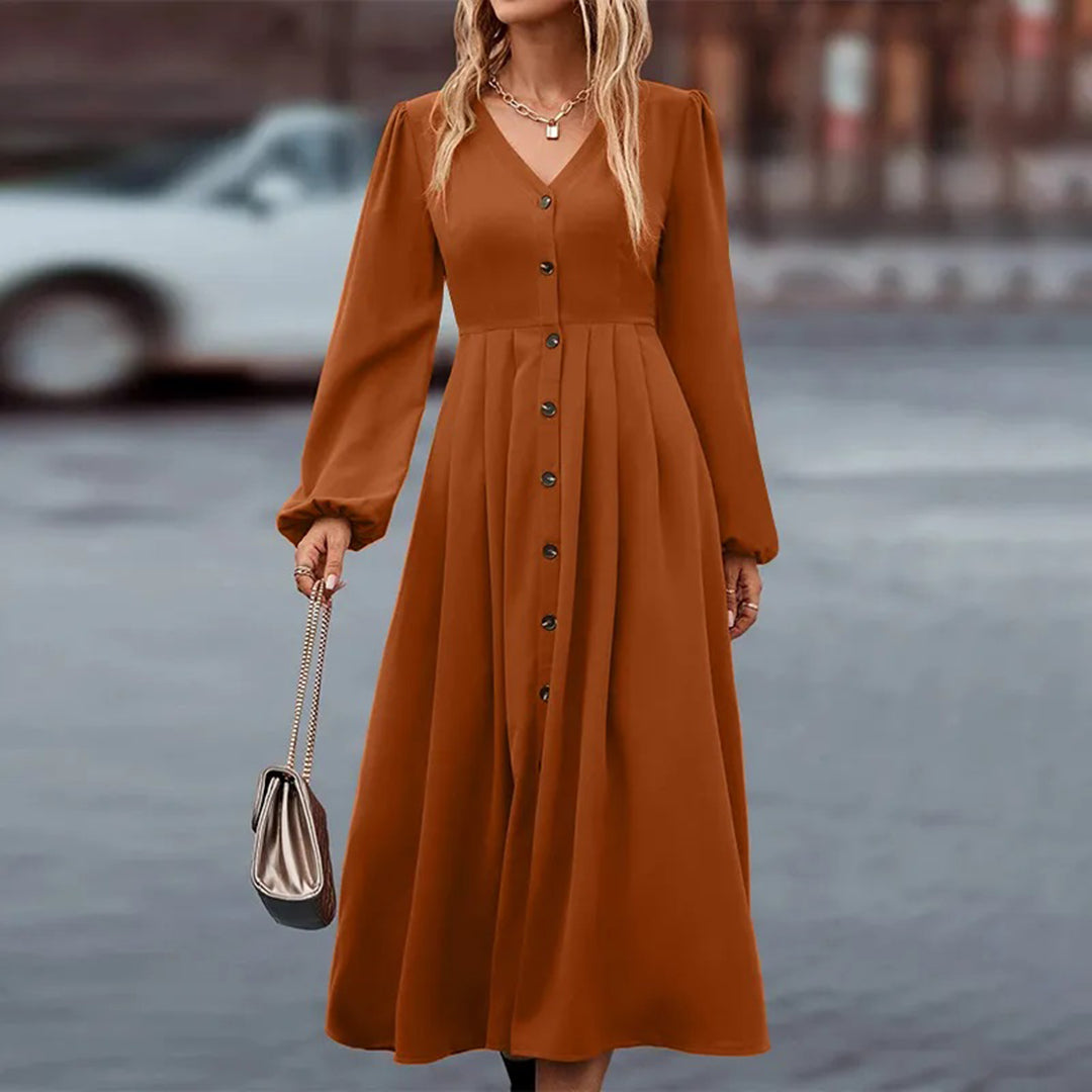 Sanne Klassieke en comfortabele winterjurk