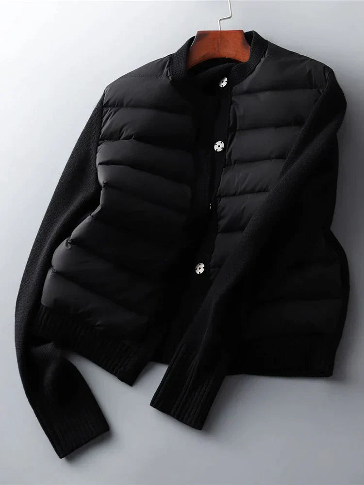 Goudkleurig modern en veelzijdig winterjack