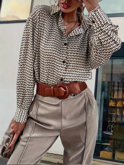 Eenvoudige en stijlvolle winterblouse