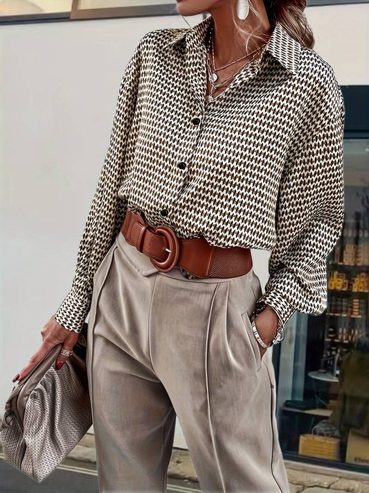 Eenvoudige en stijlvolle winterblouse