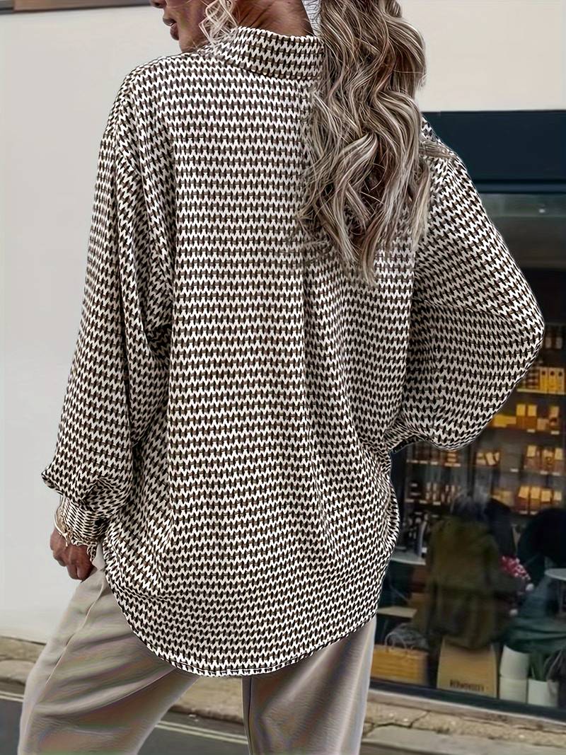 Eenvoudige en stijlvolle winterblouse