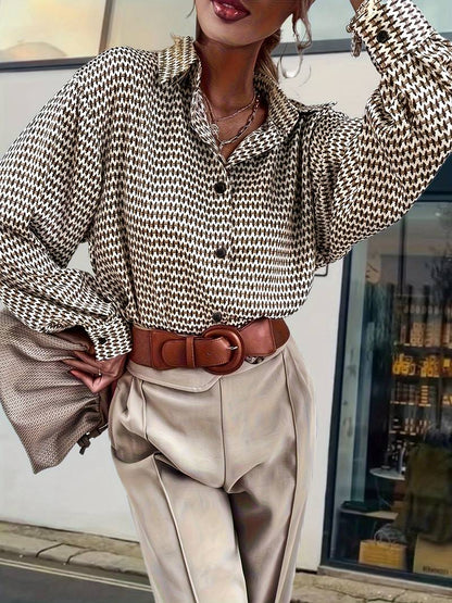 Eenvoudige en stijlvolle winterblouse